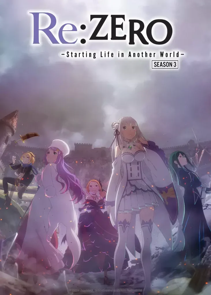 Top 10 Anime Similar to Re:ZERO: Starting Life in Another World Season 3